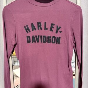 Harley-Davidson Dark Red Long Sleeve Tee